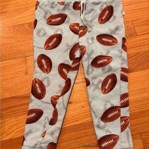 Posh Peanut light blue Football Print Joggers